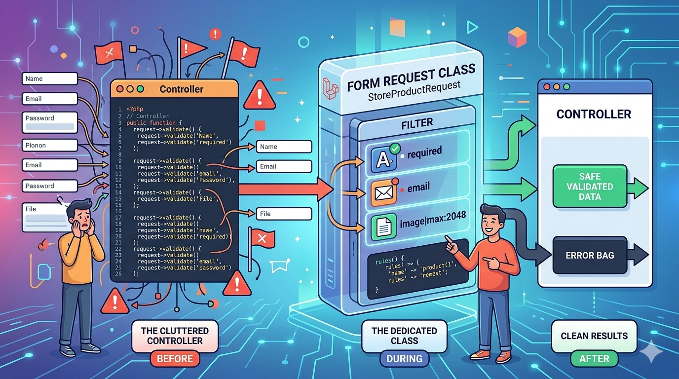 Laravel Form Request Validation: Clean and Scalable Validation in Practice