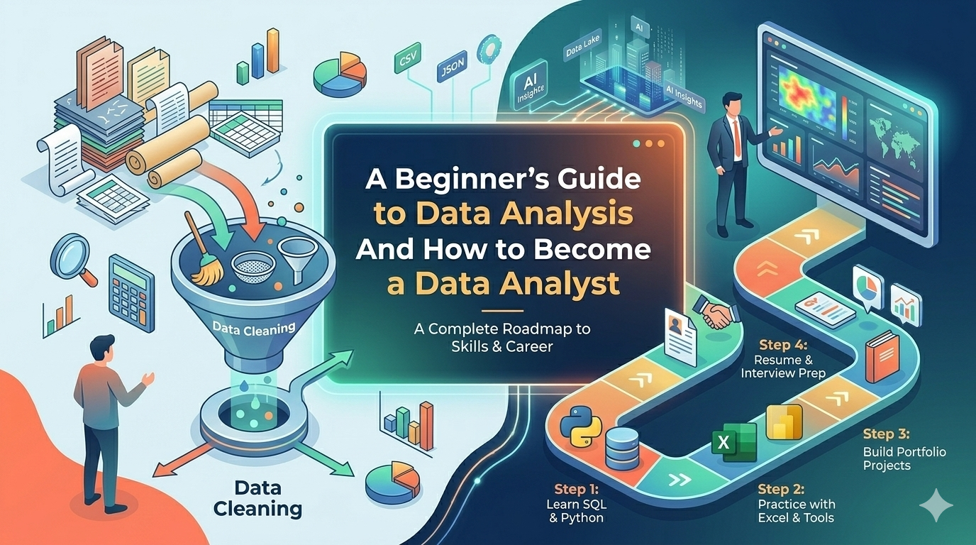 A Beginner’s Guide to Data Analysis and How to Become a Data Analyst